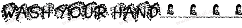 Wash Your Hand字体转换